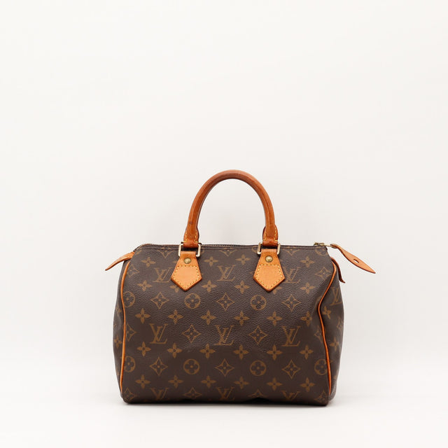 Vue de face Louis Vuitton Speedy 25 Toile Monogramme occasion authentique — AMANA Vintage