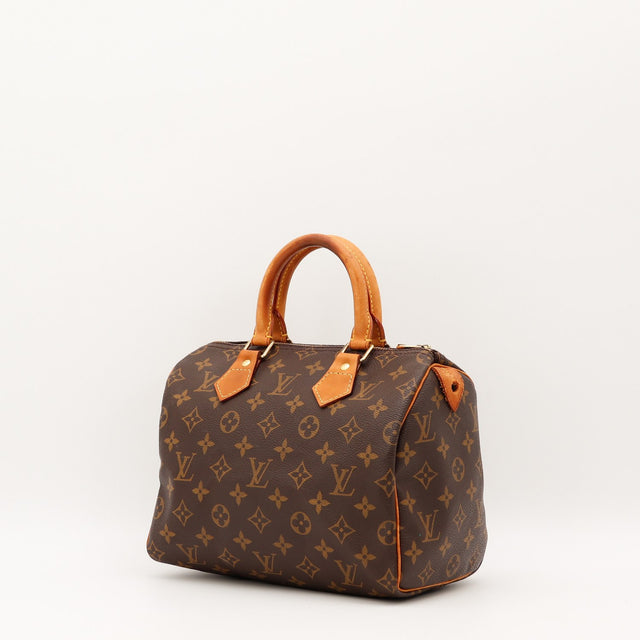 Vue de dos Louis Vuitton Speedy 25 Toile Monogramme occasion authentique — AMANA Vintage