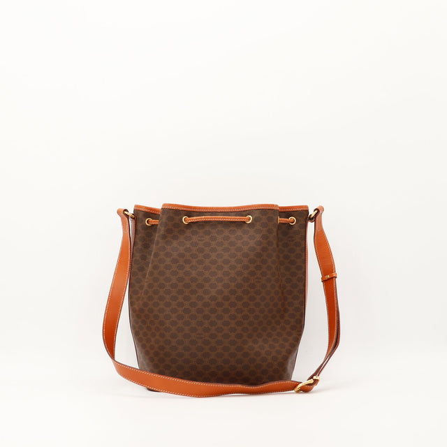 Céline Seau Macadam vue arrière toile monogrammée — AMANA Vintage