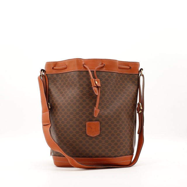 Sac Celine Seau Macadam toile monogrammee vue de face occasion authentique — AMANA Vintage