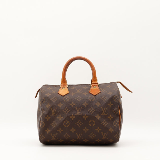 Sac Louis Vuitton Speedy 25 Toile Monogramme vue de face occasion authentique — AMANA Vintage