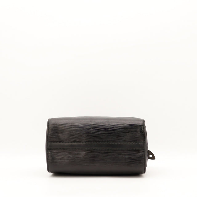 Sac Louis Vuitton Speedy 25 Épi noir vue du fond occasion authentique — AMANA Vintage