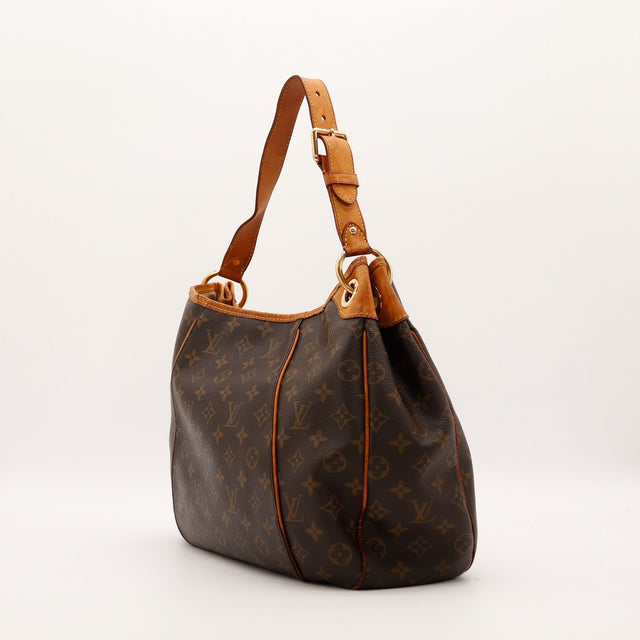 Profil sac Louis Vuitton Galliera PM anse vachette patine caramel — AMANA Vintage