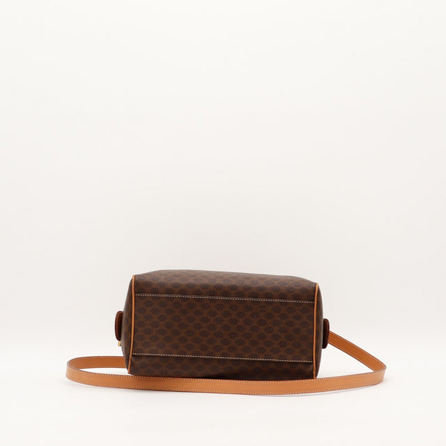 Fond du sac Céline Boston Macadam toile brune occasion authentique — AMANA Vintage