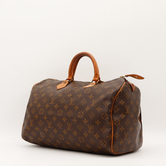 Sac Louis Vuitton Speedy 35 Toile Monogramme vue de dos occasion authentique — AMANA Vintage