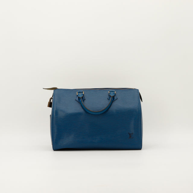 Le Speedy 30 Épi Bleu Louis Vuitton