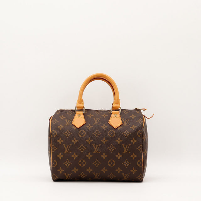 Sac Louis Vuitton Speedy 25 Toile Monogramme vue de face occasion authentique — AMANA Vintage