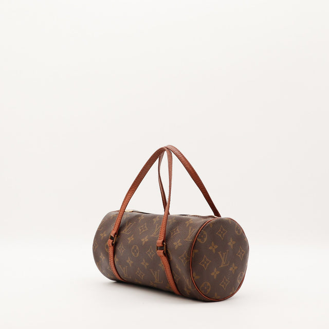 Sac Louis Vuitton Papillon 30 vue de trois quarts toile Monogramme occasion authentique — AMANA Vintage