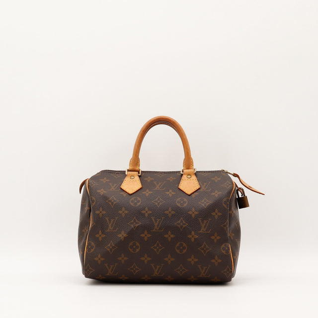 Sac Louis Vuitton Speedy 25 Toile Monogramme vue de face occasion authentique — AMANA Vintage