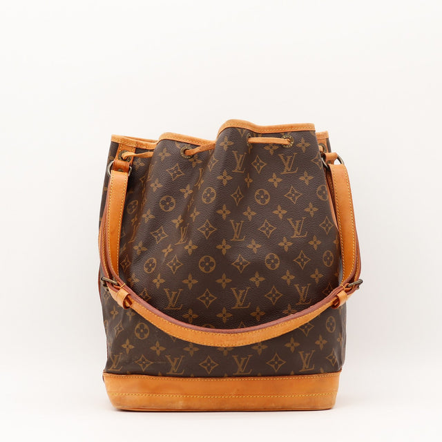 Vue de profil Louis Vuitton Noé Toile Monogramme occasion authentique — AMANA Vintage