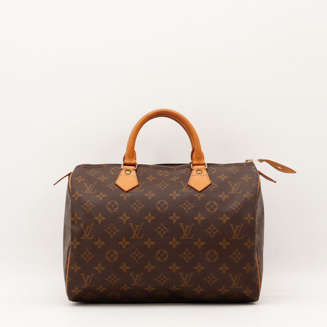 Sac Louis Vuitton Speedy 30 Toile Monogramme vue de face occasion authentique — AMANA Vintage