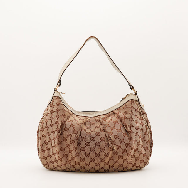 Sac Gucci Sukey vue arrière toile monogrammée occasion authentique — AMANA Vintage