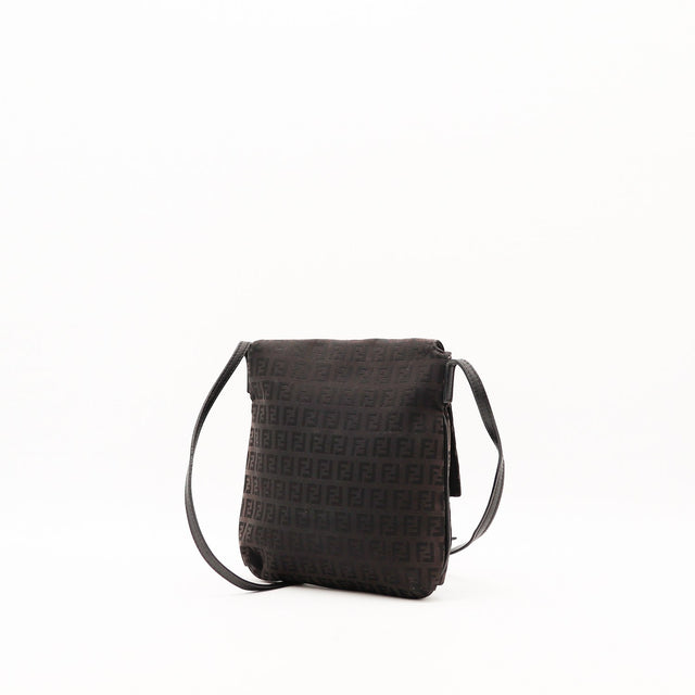 Mini sac Fendi Zucchino vue arrière trois quarts occasion authentique — AMANA Vintage