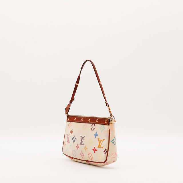 Pochette Accessoires Louis Vuitton Multicolore vue latérale occasion authentique — AMANA Vintage