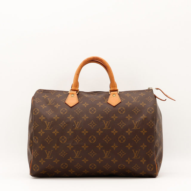 Sac Louis Vuitton Speedy 35 Toile Monogramme vue de face occasion authentique — AMANA Vintage
