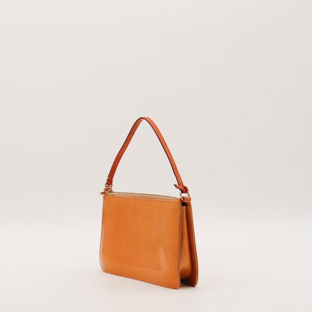 Pochette Louis Vuitton Vernis bronze vue de profil occasion authentique — AMANA Vintage