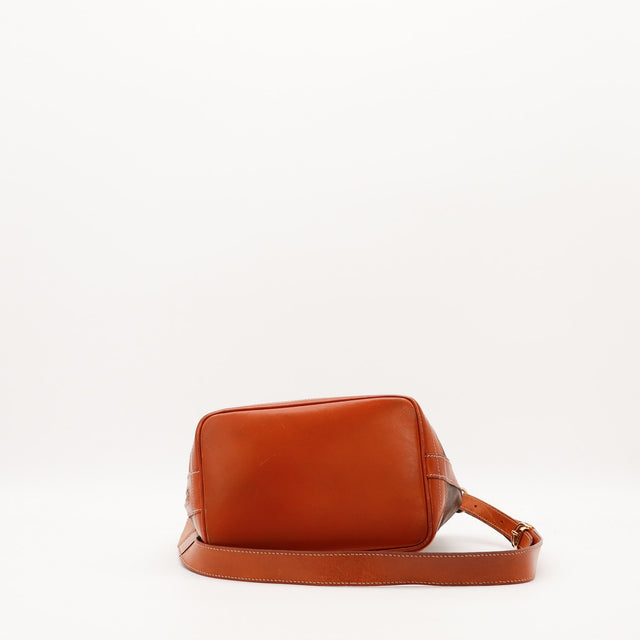 Fond du Seau Celine Macadam cuir naturel vue de dessous — AMANA Vintage