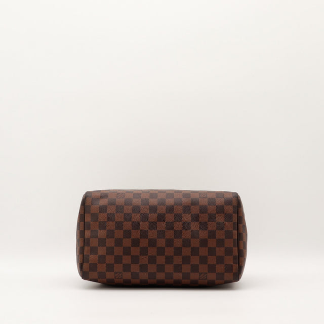 Fond du sac Louis Vuitton Speedy 30 Damier Ébène occasion authentique — AMANA Vintage