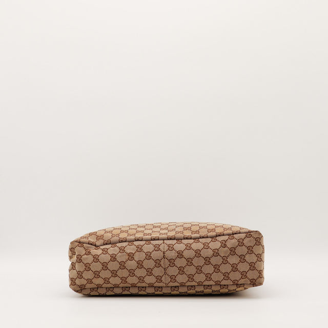 Fond du sac Gucci Hobo toile monogrammée occasion authentique — AMANA Vintage