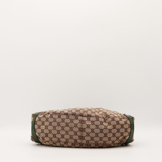 Fond du sac Gucci Hobo toile monogrammée — AMANA Vintage