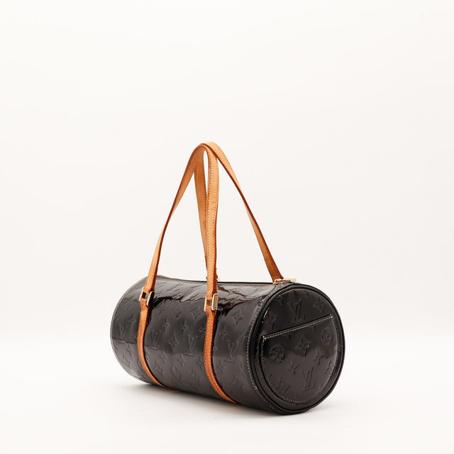 Sac Louis Vuitton Bedford Vernis vue trois quarts et poche zippée occasion authentique — AMANA Vintage