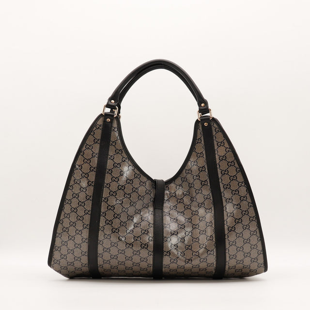Sac Gucci Hobo vue arrière toile monogrammée occasion authentique — AMANA Vintage