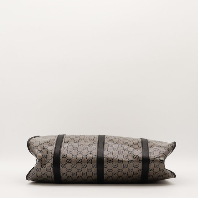 Sac Gucci Hobo vue du fond toile enduite occasion authentique — AMANA Vintage