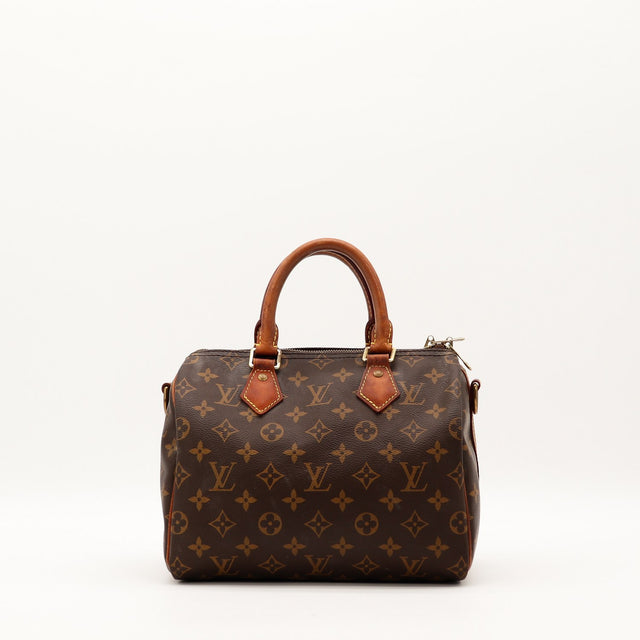 Sac Louis Vuitton Speedy 25 toile Monogramme vue de face occasion authentique — AMANA Vintage