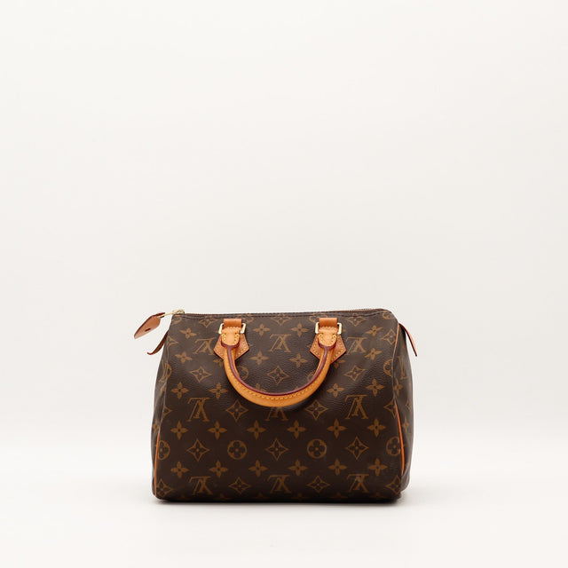 Sac Louis Vuitton Speedy 25 vue arrière toile Monogramme occasion authentique — AMANA Vintage