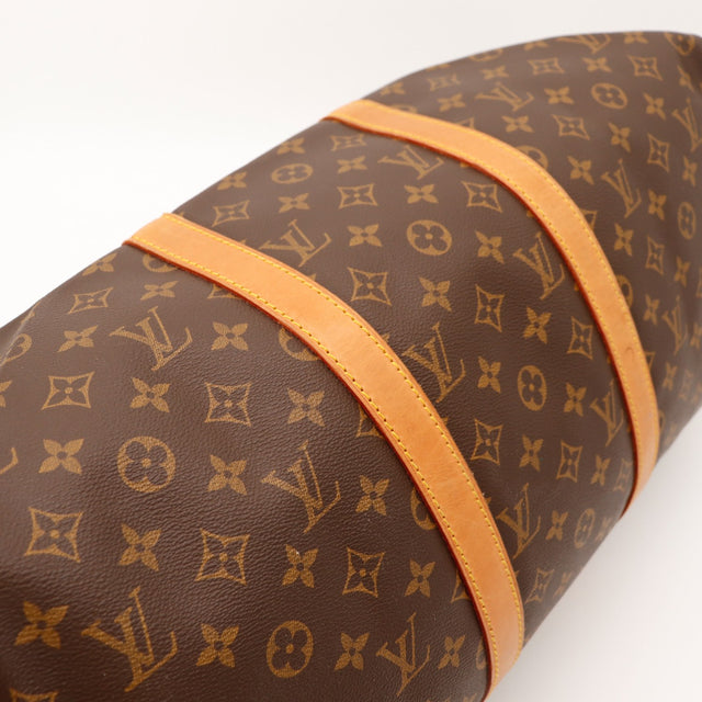 Detail cadenas et zip Louis Vuitton Keepall 50 Bandouliere — AMANA Vintage