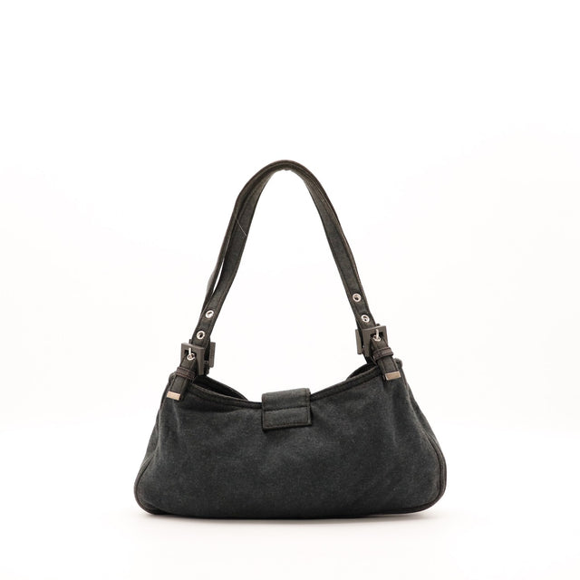 Sac Fendi Hobo noir vue de dos occasion — AMANA Vintage