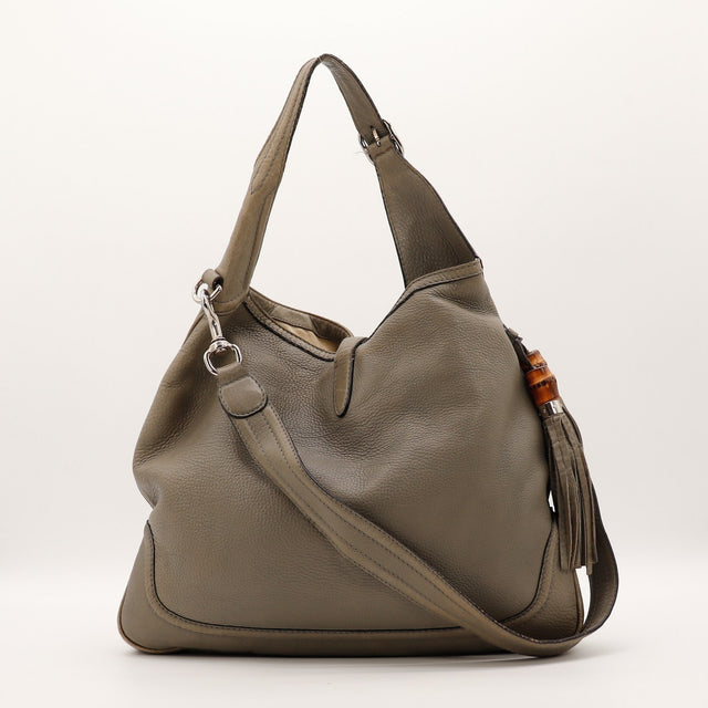 Sac Gucci Indy Hobo vue arrière avec bandoulière amovible occasion authentique — AMANA Vintage