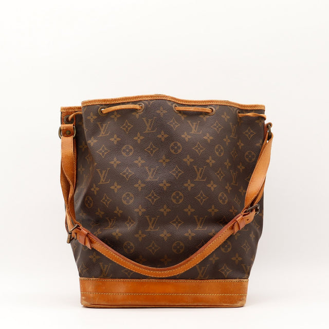 Vue de dos Louis Vuitton Noé Toile Monogramme occasion authentique — AMANA Vintage
