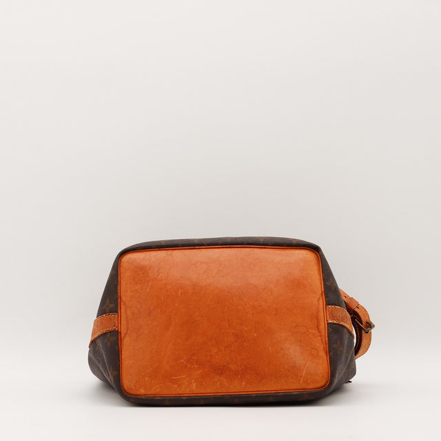 Détail de la bordure supérieure Louis Vuitton Petit Noé Toile Monogramme occasion authentique — AMANA Vintage