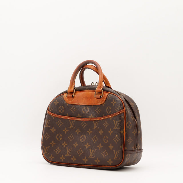 Vue de dos Louis Vuitton Trouville Toile Monogramme occasion authentique — AMANA Vintage