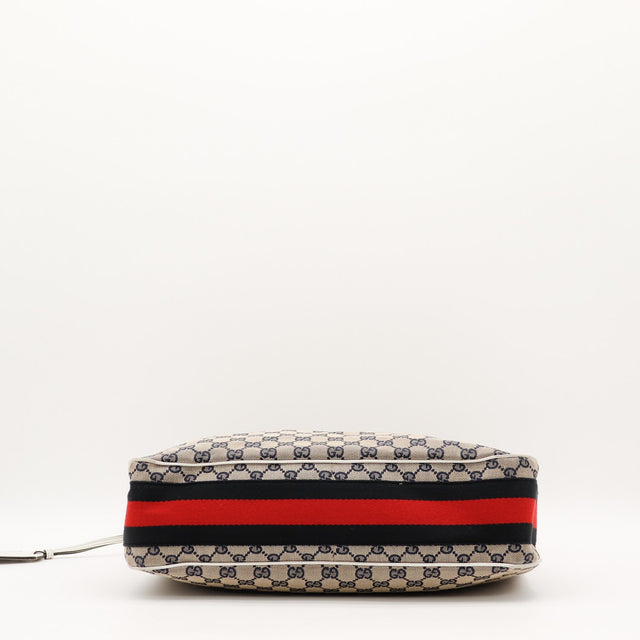 Sac Gucci Hobo Web fond bande Web occasion authentique — AMANA Vintage