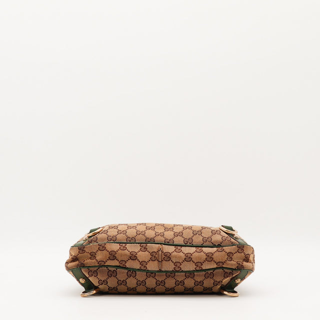 Sac Gucci Hobo vue du dessous toile monogrammée occasion authentique — AMANA Vintage