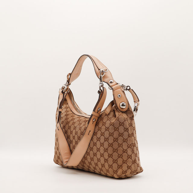 Sac Gucci Hobo profil et anse cuir amovible occasion authentique — AMANA Vintage