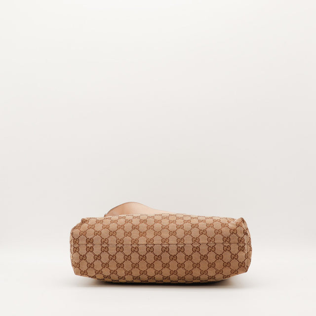Fond du sac Gucci Hobo toile monogrammée occasion authentique — AMANA Vintage
