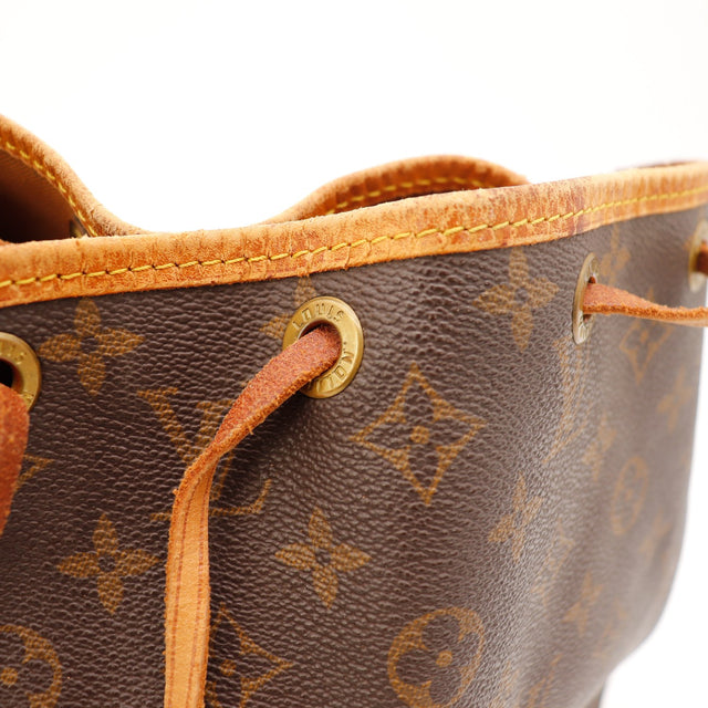 Vue de l'intérieur Louis Vuitton Petit Noé Toile Monogramme occasion authentique — AMANA Vintage