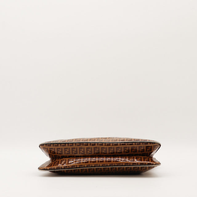 Fond du sac Fendi Mamma Baguette toile Zucchino — AMANA Vintage