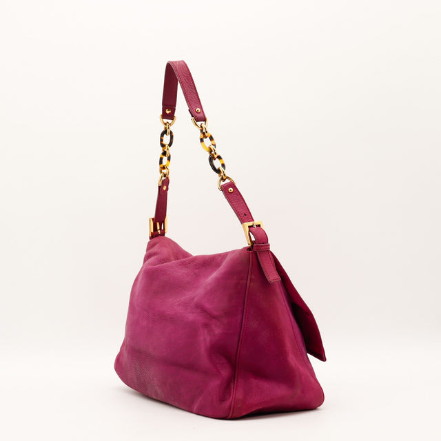 Sac Fendi Mia vue de côté chaîne écaille occasion authentique — AMANA Vintage