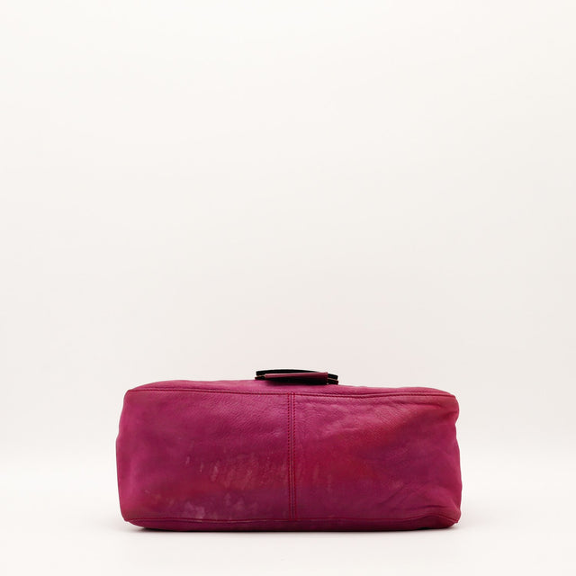 Fond du sac Fendi Mia cuir nubuck fuchsia occasion authentique — AMANA Vintage