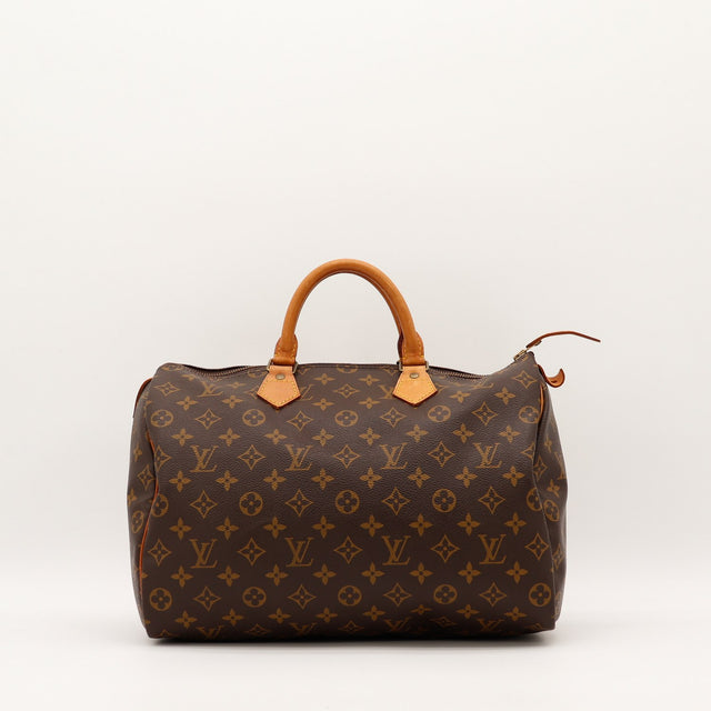 Sac Louis Vuitton Speedy 30 Toile Monogramme vue de face occasion authentique — AMANA Vintage