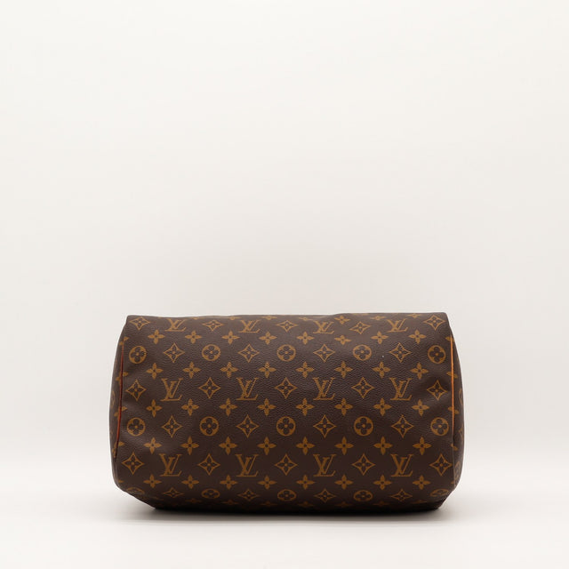 Intérieur Louis Vuitton Speedy 30 doublure textile marron propre — AMANA Vintage