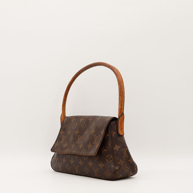 Sac Louis Vuitton Mini Looping Toile Monogramme vue de dos occasion authentique — AMANA Vintage