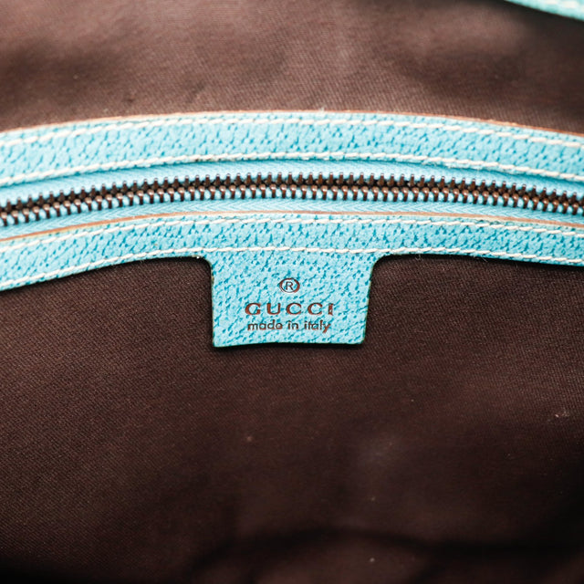 Intérieur doublure et étiquette Gucci made in Italy New Jackie occasion authentique — AMANA Vintage