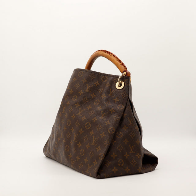 Louis Vuitton Artsy MM vue de trois quarts droit toile Monogram occasion — AMANA Vintage