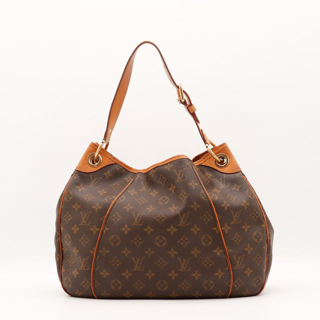Détail de l'anse réglable Louis Vuitton Galliera PM cuir vachette occasion authentique — AMANA Vintage