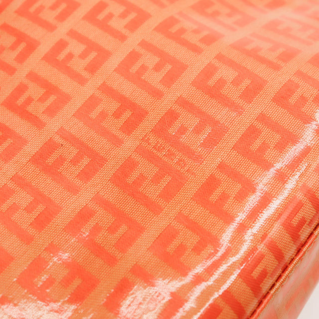 Macro toile Zucca enduite rouge brique Fendi — AMANA Vintage